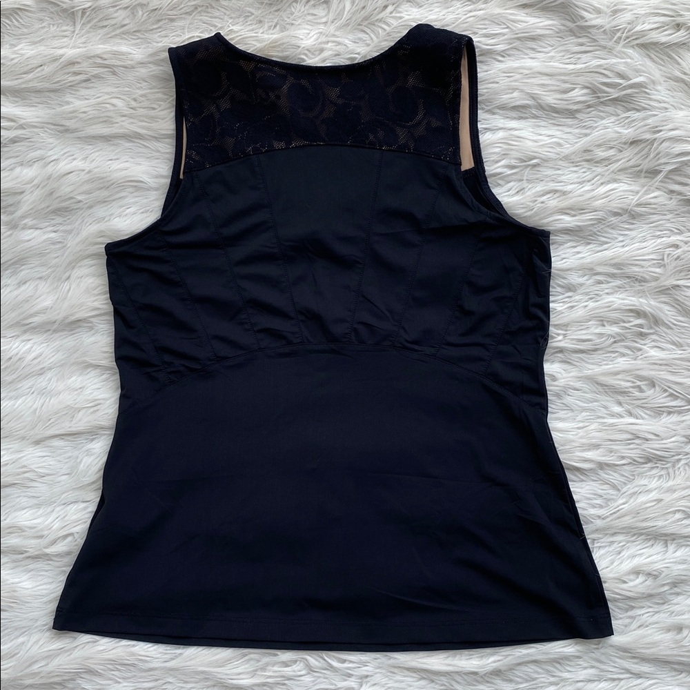 Fila | Black Lace Tennis 2-Piece Set Tank Top & Athletic Skort - Picture 6 of 16